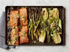 Image result for Miso Salmon with Baby Bok Choy