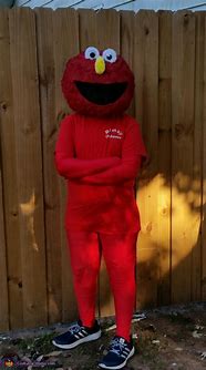 Image result for Creepy Elmo Costume