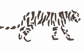 Image result for Tiger Face Stencil