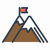 Image result for Top the Mountain Flag Icon