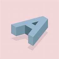 Image result for Letter a Logo 3D