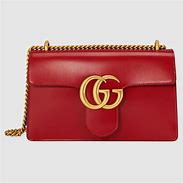 Image result for Gucci GG Marmont Leather Shoulder Bag