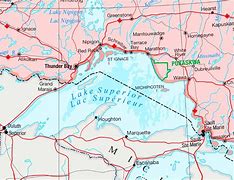 Image result for Lake Superior Map