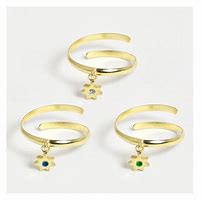 Image result for Gold Charm Rings