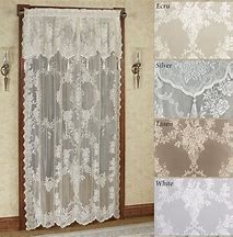 Image result for Ivory Lace Curtains