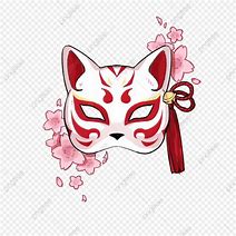 Image result for Fox Demon Mask Drawing