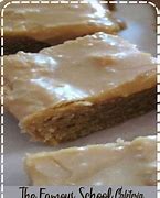 Image result for School Cafeteria Peanut Butter Bars