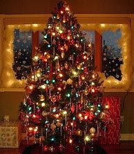 Image result for Old-Fashioned Christmas Tree Icicles