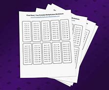 Image result for Multiplication Cheat Sheet Printable