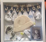 Image result for Baby Boy Shadow Box Ideas