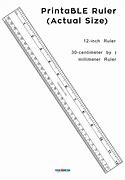 Image result for Metric mm Ruler