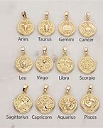 Image result for Gold Zodiac Necklace