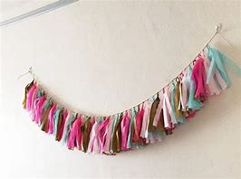 Image result for Tissue Paper Garland