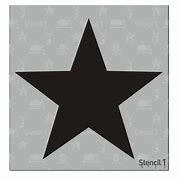 Image result for 1 Inch Star Stencil