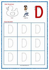 Image result for Letter D Homework