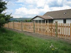 Image result for Dog Eared Picket Fence