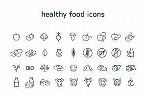 Image result for Healthy Food Icons