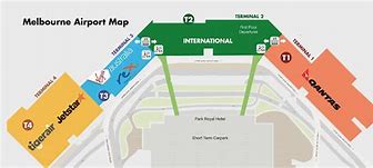 Image result for Melbourne Airport Terminal Map