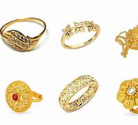 Image result for Gold Ring 2 Circle Design