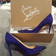 Image result for Purple Christian Louboutin Heels