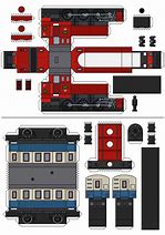 Image result for Papercraft 3D Model Indonesian Train