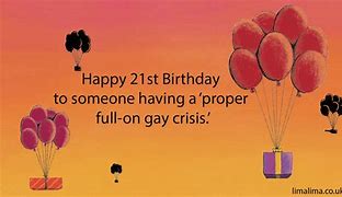 Image result for Funny 21st Messages