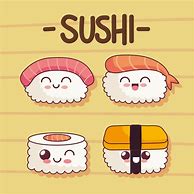 Image result for Cute Sushi Vector