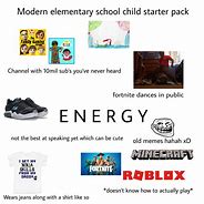 Image result for High School Starter Pack Memes