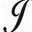 Image result for Cursive Letter J Tattoo