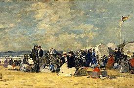 Image result for Eugene Boudin Beach Paintings