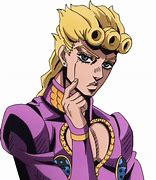 Image result for Giorno Giovanna Transparent