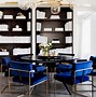 Image result for blue dining room chairs