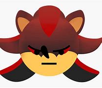 Image result for Shadow the Hedgehog Face Emoji