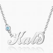 Image result for Name Charm Necklaces for Women