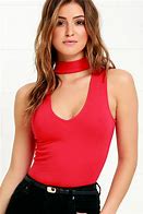 Image result for Red Bodysuit