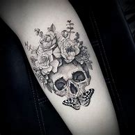 Image result for Skull and Woman Tattoo