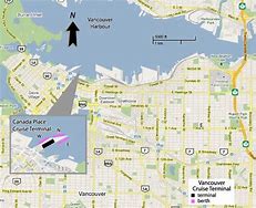 Image result for Map of Vancouver Cruise Terminal Parking