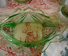 Image result for Green Toile Dishes