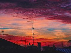 Image result for Dish Antenna Sunset