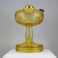 Image result for Carnival Glass Oil Lamp