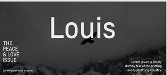 Image result for Font Design for Louise