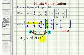 Image result for 3X2 by 2X3 Matrix