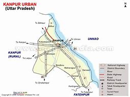 Image result for Kanpur City Map