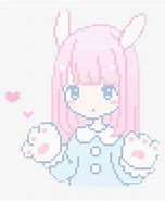 Image result for Kawaii Pixel Art Anime