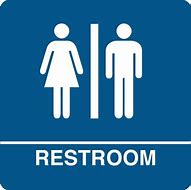 Image result for Bathroom Sign Cartoon