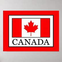 Image result for American Canadian Flag Poster