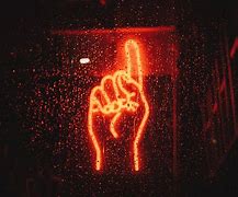 Image result for Outdoor Bright Red Neon Sighn