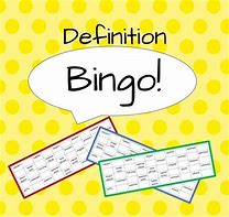 Image result for Bingo Meaning in English