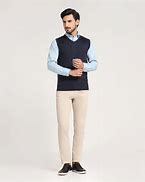 Image result for Navy Blue V-Neck Sweater