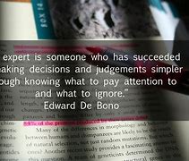 Image result for Edward De Bono Examples